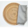 Artesia Round Natural Woven Rattan Placemat