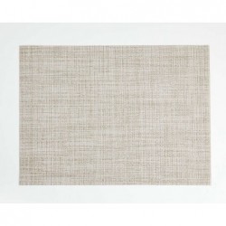 Chilewich Rectangular Crepe Neutral Easy-Clean Vinyl Placemat