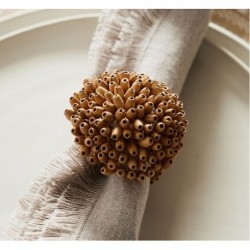 Starburst Napkin Rings,set of 4