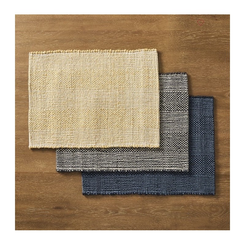 Chunky Textured Woven Placemats set of 4