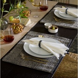 Chunky Textured Woven Placemats set of 4