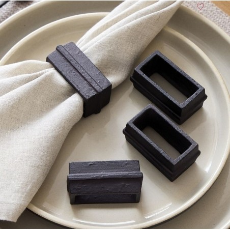 Iron Napkin Ring Sets (Set Of 4)