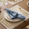 Hutton Linen Napkin Sets,Blue, Set of 4