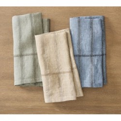 Hutton Linen Napkin Sets,Clay, Set of 4