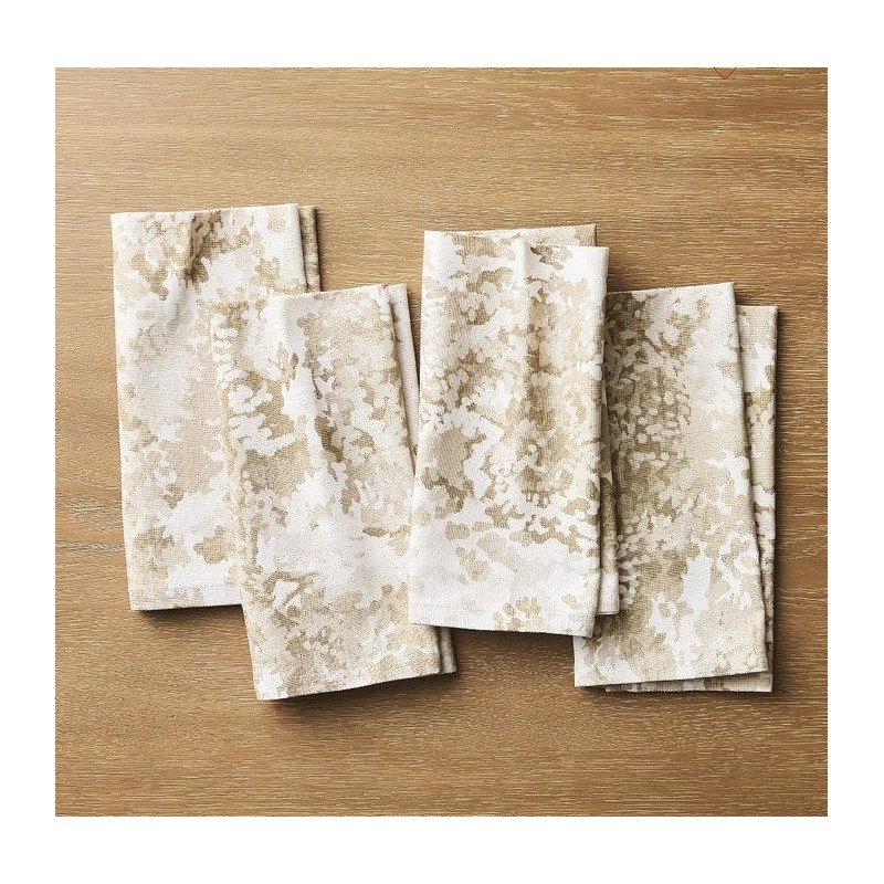 Tapestry Napkin Sets,Sand,Set of 4