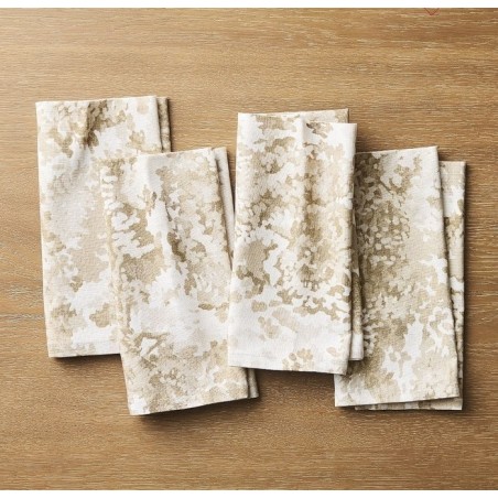 Tapestry Napkin Sets,Sand,Set of 4