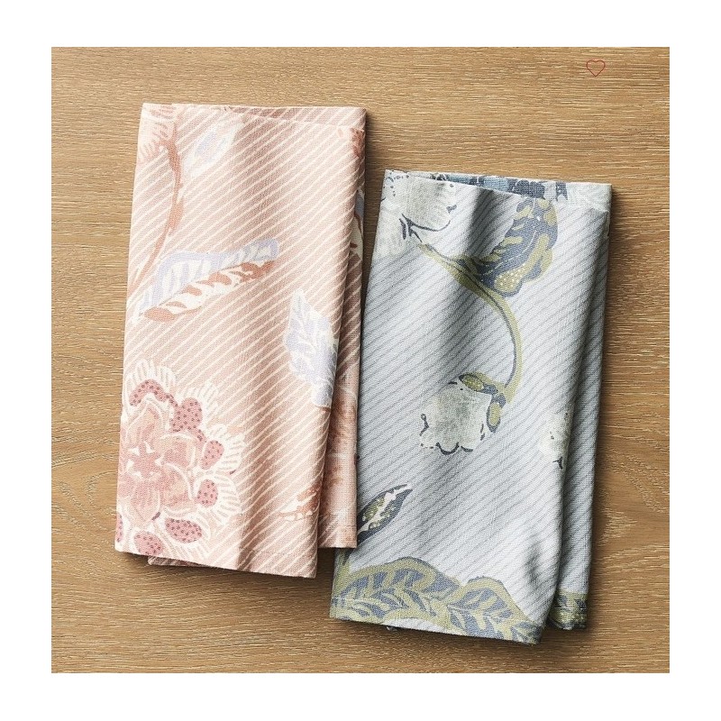 Batik Floral Napkin Sets (Set Of 8)