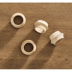 Tira Wood Napkin Rings,Set of 4