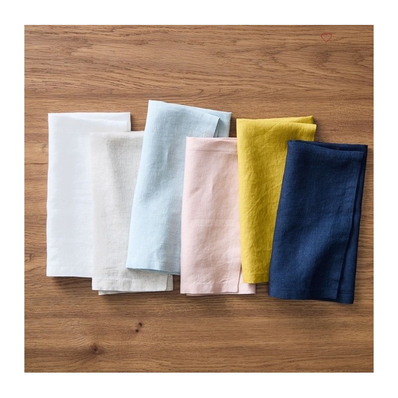 European Flax Linen 51cm X 51cm Napkin Set