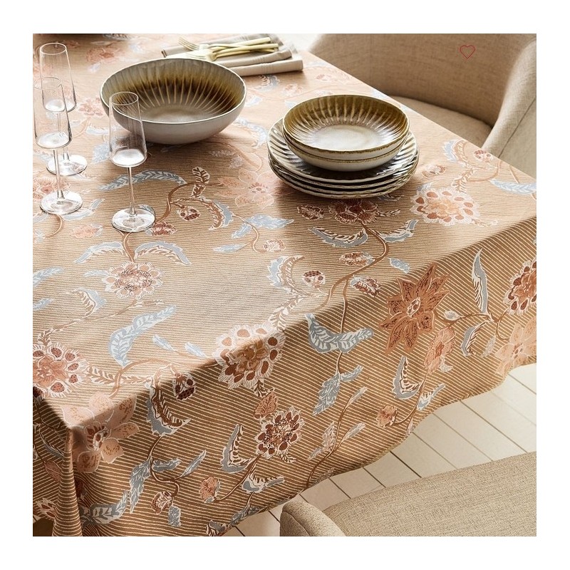 Batik Floral Tablecloth,Petal