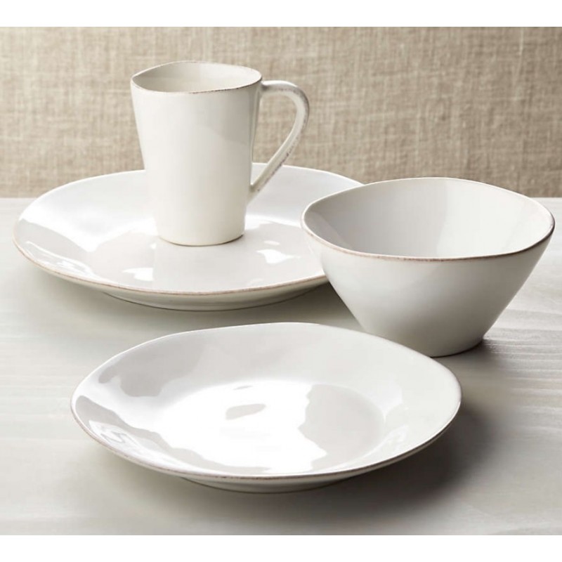 Marin White 4-Piece Place Setting