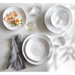 Marin White 4-Piece Place Setting