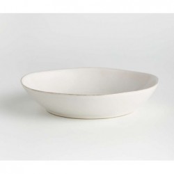 Marin White Low Bowl