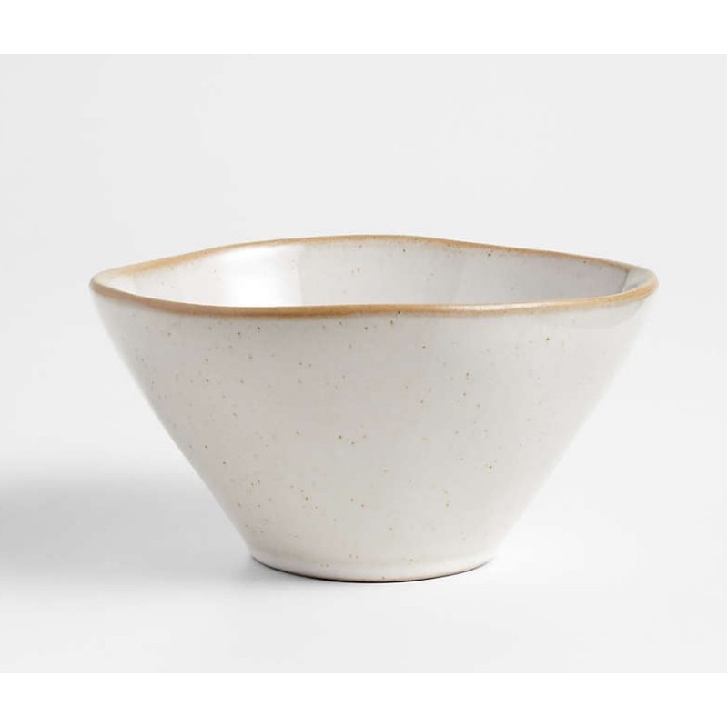 Marin Recycled Natural Stoneware Cereal Bowl