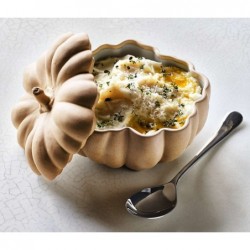 Marin Natural Recycled Lidded Pumpkin Server