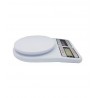 Digital Kitchen Scale Up to 10 KG White 24.5x3.5x17cm