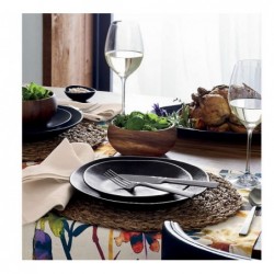 Marin Matte Black Salad Plate