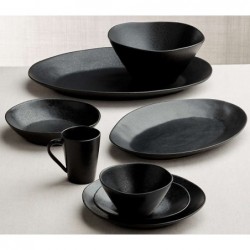 Marin Matte Black Salad Plate