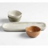 Carmel 3-Part Ceramic Dip Bowl & Tray by Gaby Dalkin