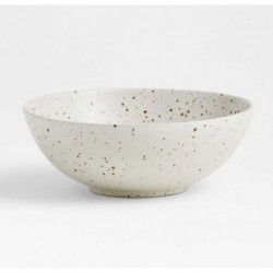 Craft 8" Speckled White Cereal Bowls, Set of 8