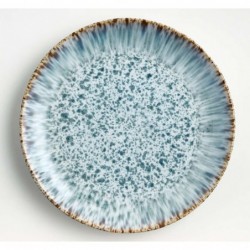 Julo Blue and White Dinner Plate