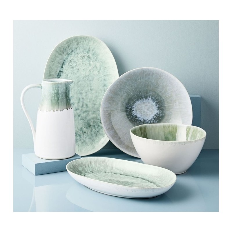 Reactive Glaze Serveware - Dusty Mint