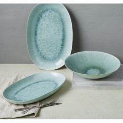 Reactive Glaze Serveware - Dusty Mint