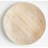 Faux Bois Melamine Dinner Plate