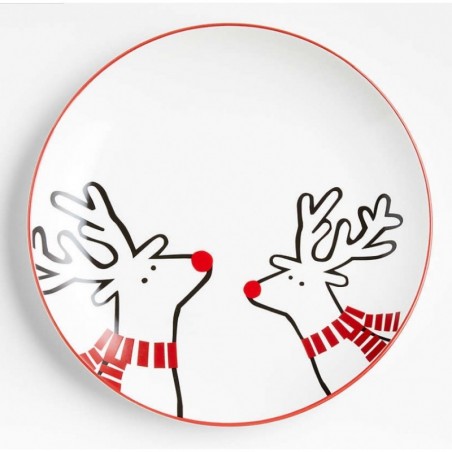 Joan Anderson Arctic Friends Holiday Dinner Plate