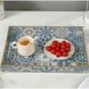 Kitchen Delicate Serving Tray With Handles, Modern Rectangle Tray,Boho