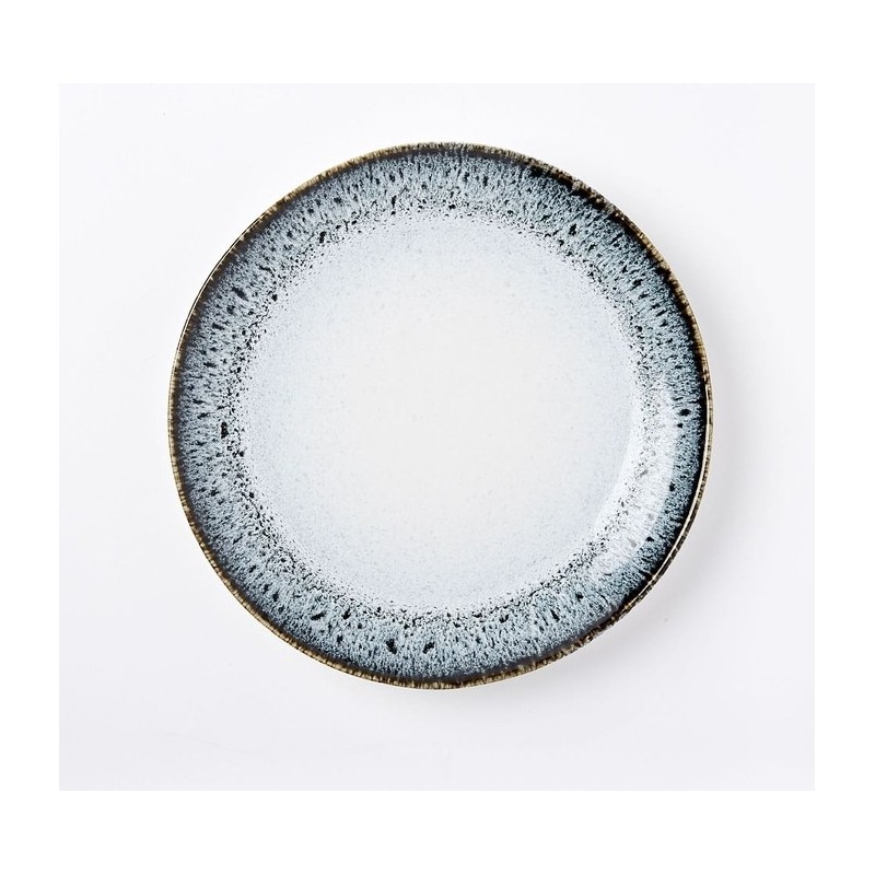 Reactive Stoneware Salad Plates