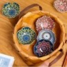 Bohemian Ceramic Dipping Bowls Set of 4 -Seasoning Dishes