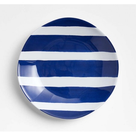 Marin Cabana Stripe Melamine Salad Plate