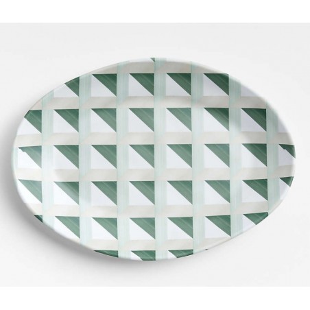 Marin Geo Print Melamine Platter