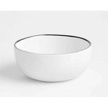 Range White Outdoor Melamine Bowl By Leanne Ford