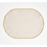 Elevated Linen Easy Care Yellow Placemat