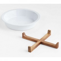 Oven-to-Table Pie Dish with Trivet