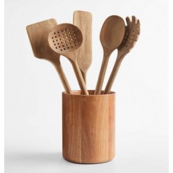 Crate & Barrel Acacia Wood Utensils,Cooking Utensils