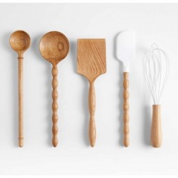 Arbor Oak Wood Utensils By Laura Kim