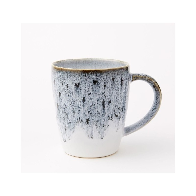 Reactive Stoneware Mugs