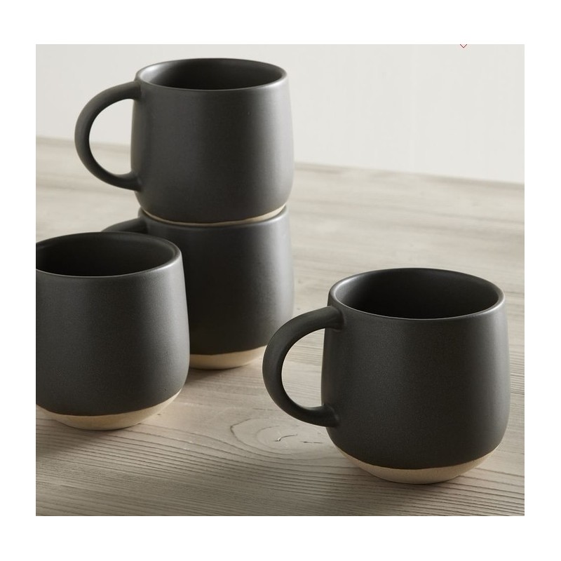 Mill Ceramic Mugs,set of 4