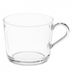 Mug, clear glass, 24 cl