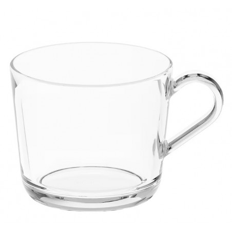 Mug, clear glass, 24 cl